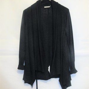 Cozy Vince Gray Wool Relaxed Fit Light  Cardigan Long Sleeve Large